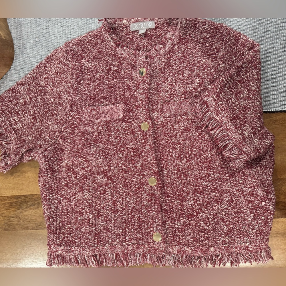 J. CREW Cropped sweater/ L